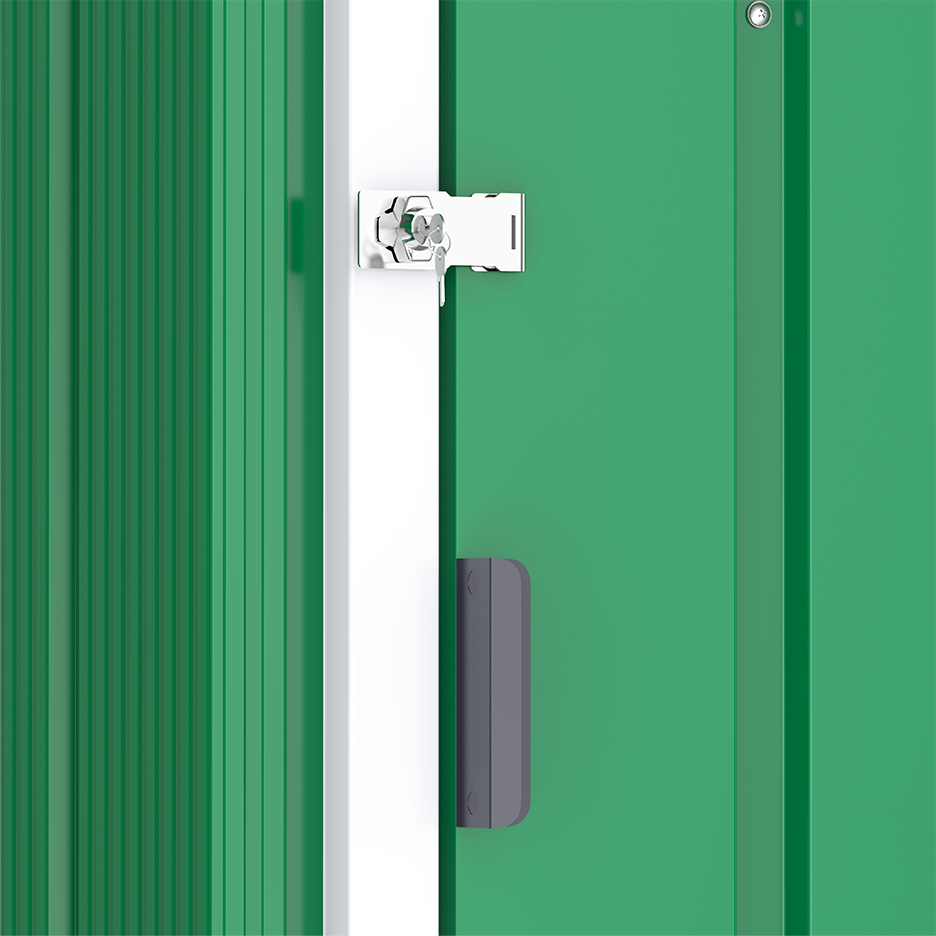 ECO 5x2ft (1.5 m x 0.7 m) Metal Storage Shed