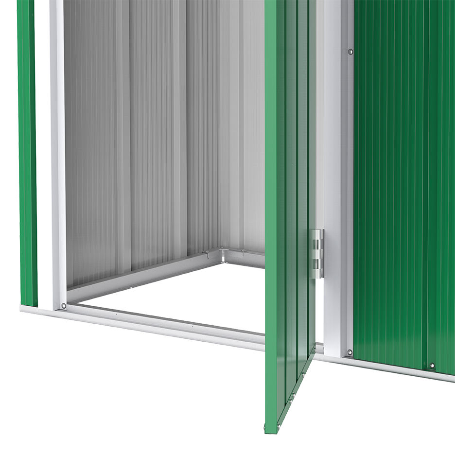 ECO 5x2ft (1.5 m x 0.7 m) Metal Storage Shed