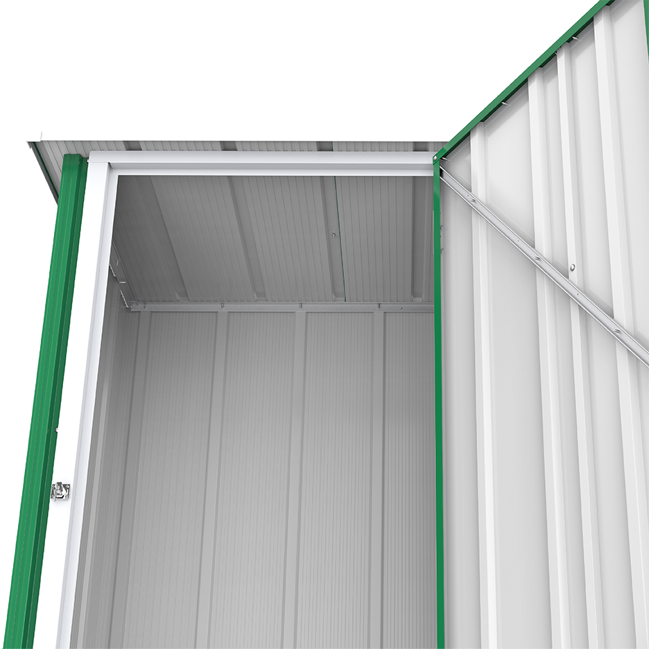 ECO 5x2ft (1.5 m x 0.7 m) Metal Storage Shed