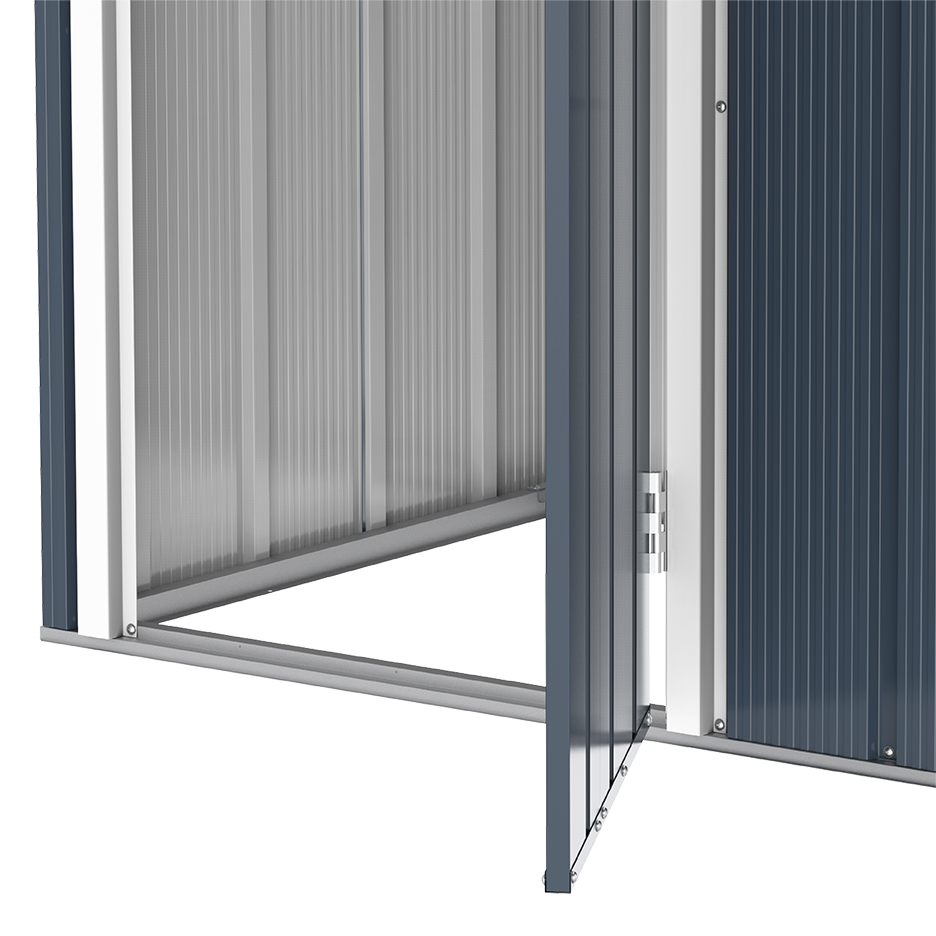 ECO 5x3ft (1.6 m x 1 m) Metal Storage Shed