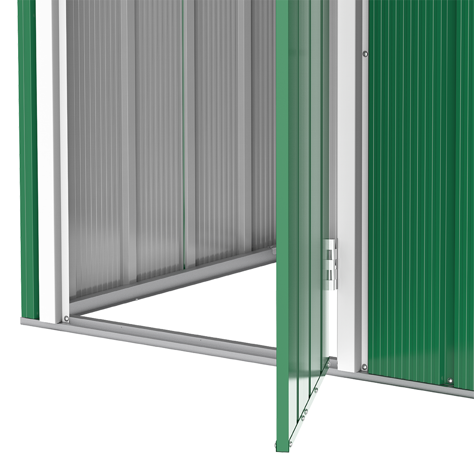 ECO 5x3ft (1.6 m x 1 m) Metal Storage Shed