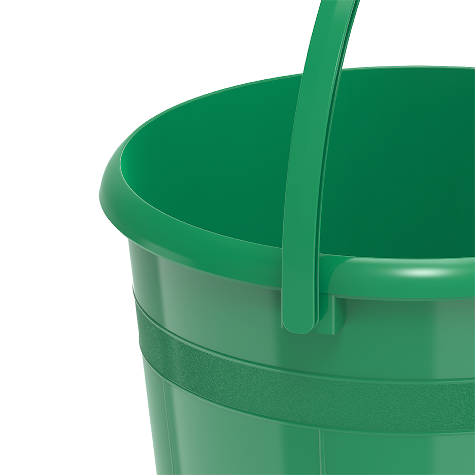 DX 5L Round Plastic Bucket with Handle