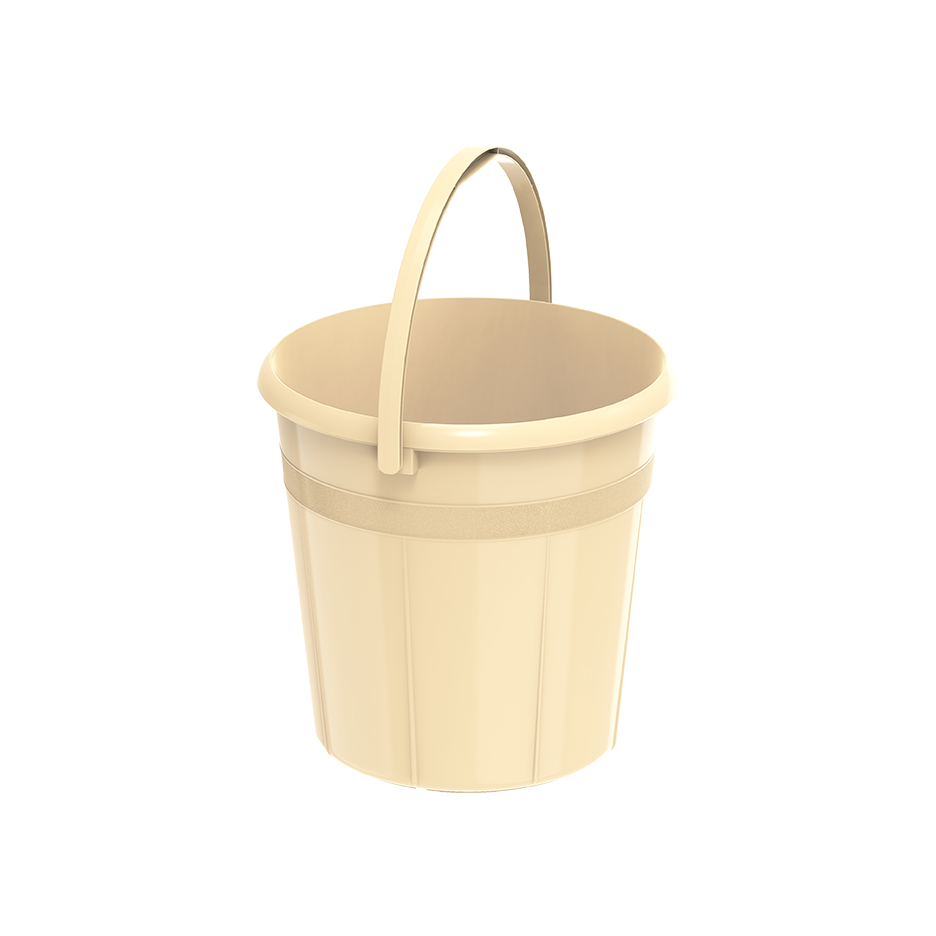 DX 5L Round Plastic Bucket with Handle