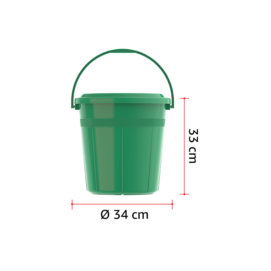 DX 20L Round Plastic Bucket with Handle