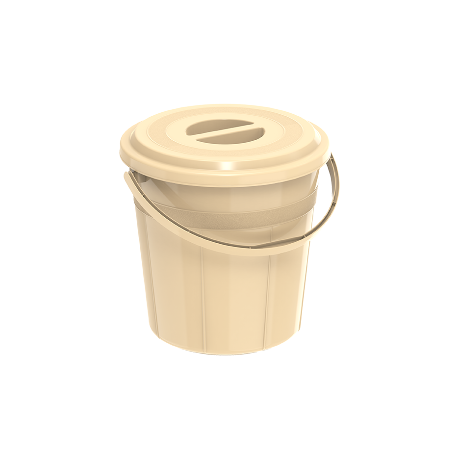 DX 5L Round Plastic Bucket with Handle