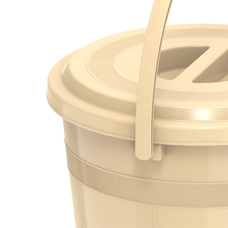 DX 5L Round Plastic Bucket with Handle