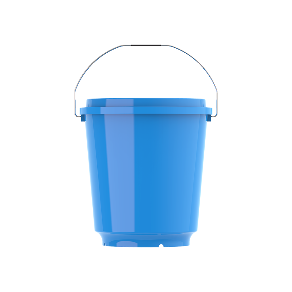 EX 18L Round Plastic Bucket with Steel Handle