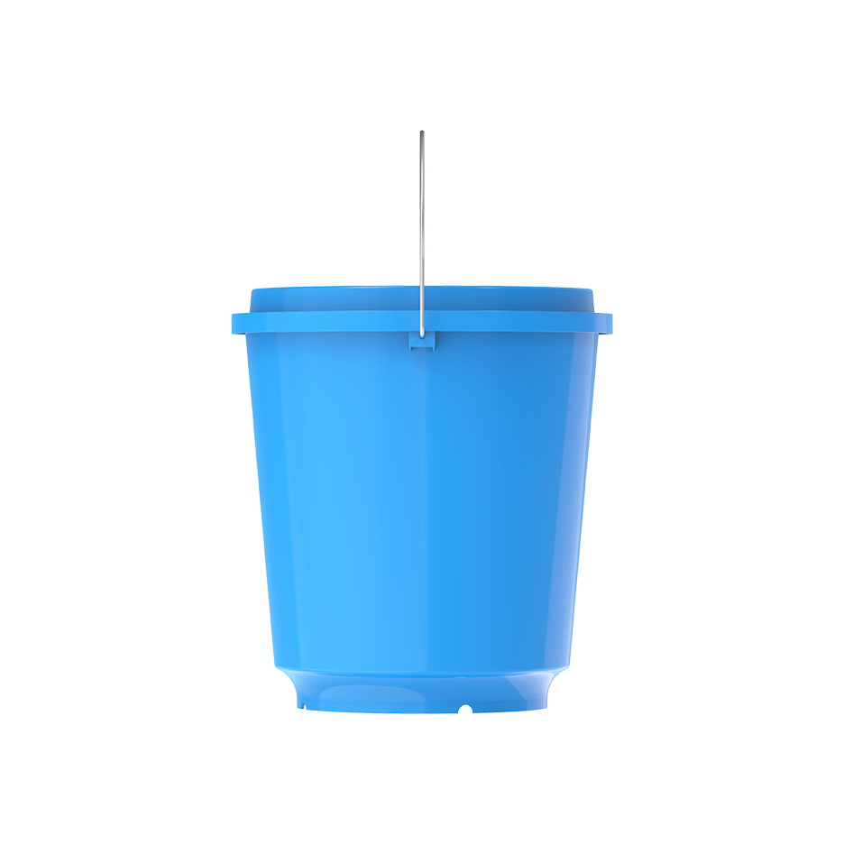 EX 18L Round Plastic Bucket with Steel Handle