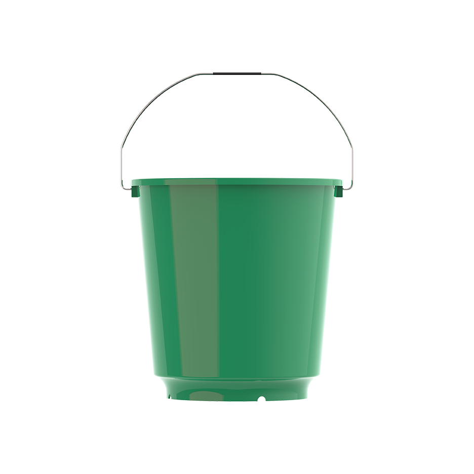 EX 18L Round Plastic Bucket with Steel Handle