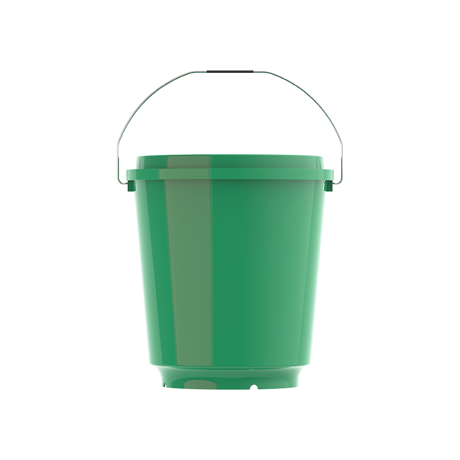 EX 18L Round Plastic Bucket with Steel Handle