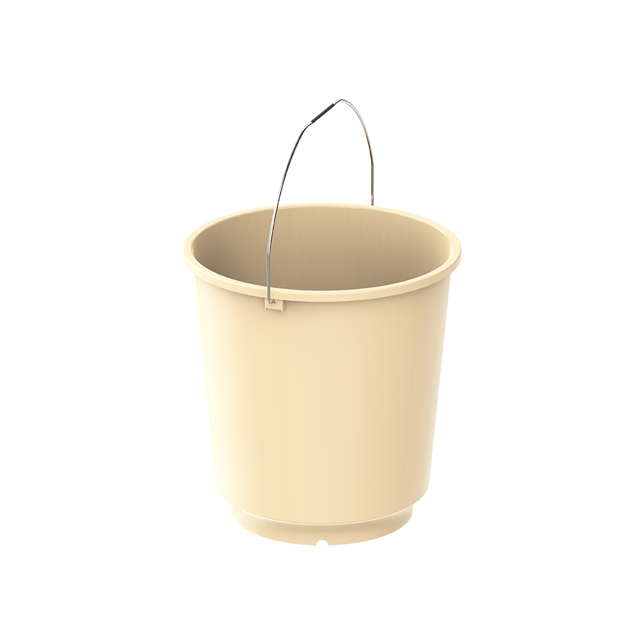 EX 18L Round Plastic Bucket with Steel Handle