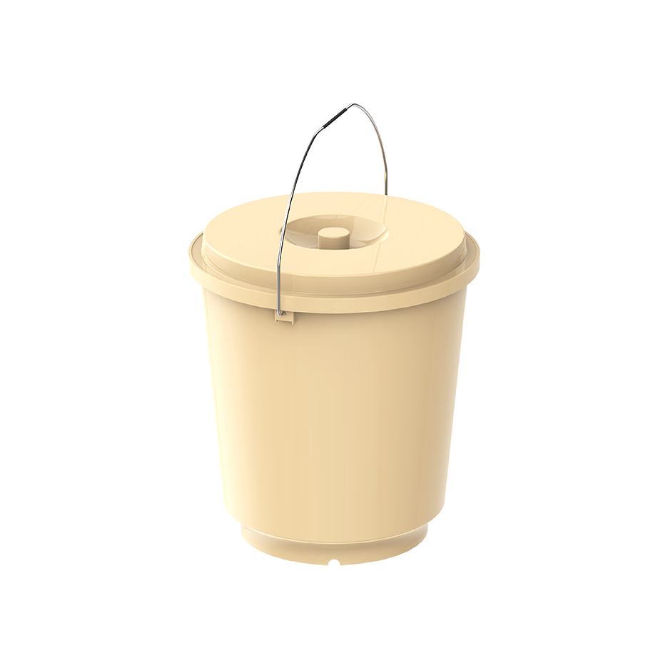 EX 20L Round Plastic Bucket with Steel Handle