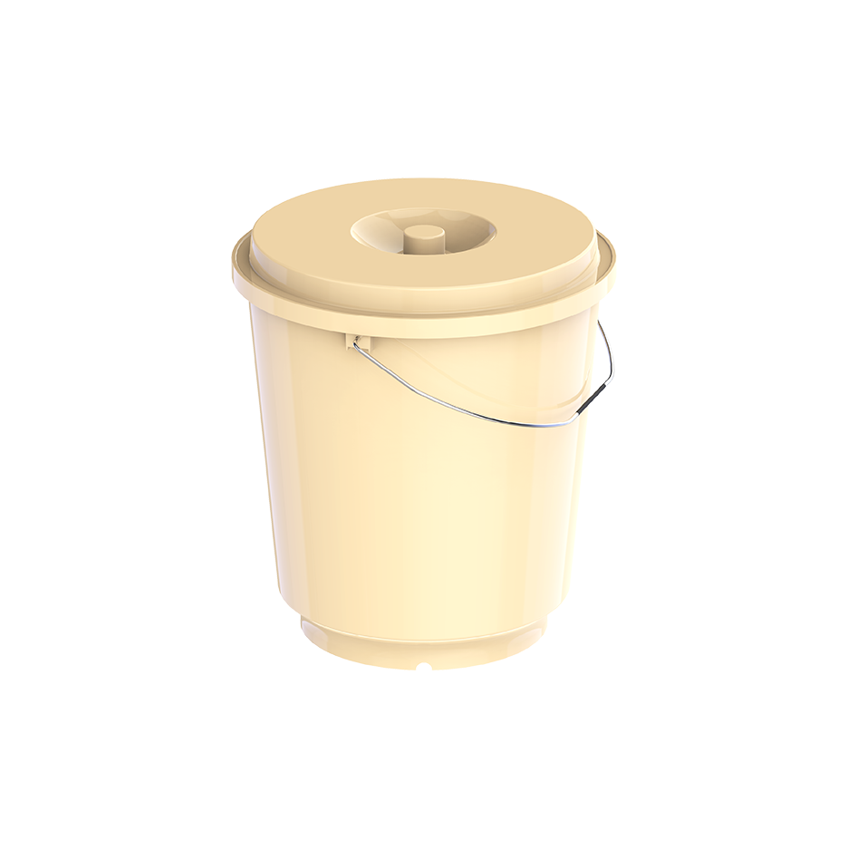 EX 20L Round Plastic Bucket with Steel Handle