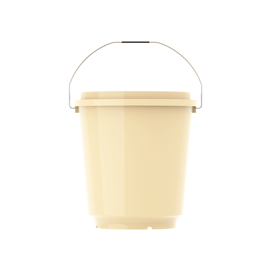 EX 18L Round Plastic Bucket with Steel Handle