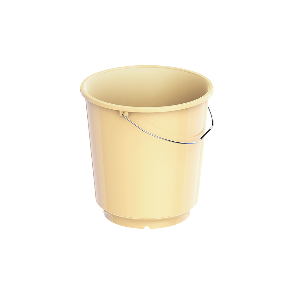 EX 20L Round Plastic Bucket with Steel Handle