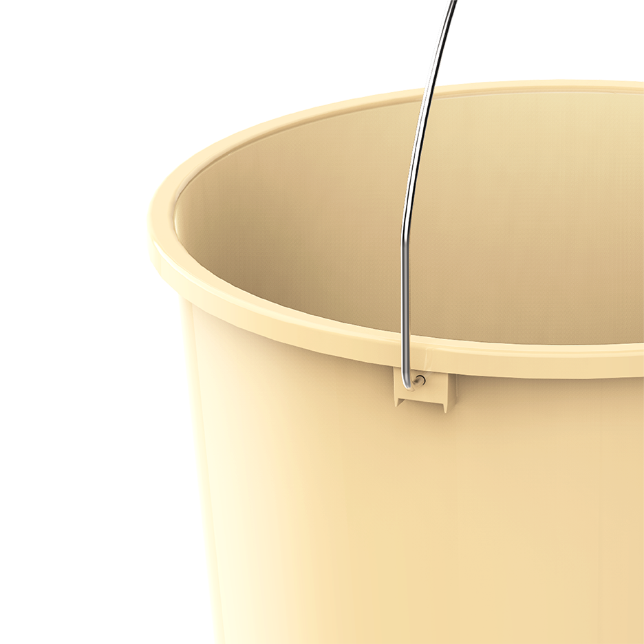 EX 20L Round Plastic Bucket with Steel Handle