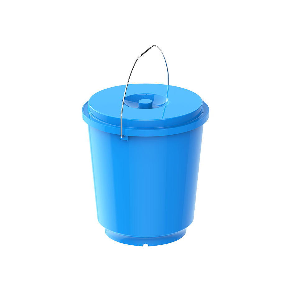 EX 20L Round Plastic Bucket with Steel Handle