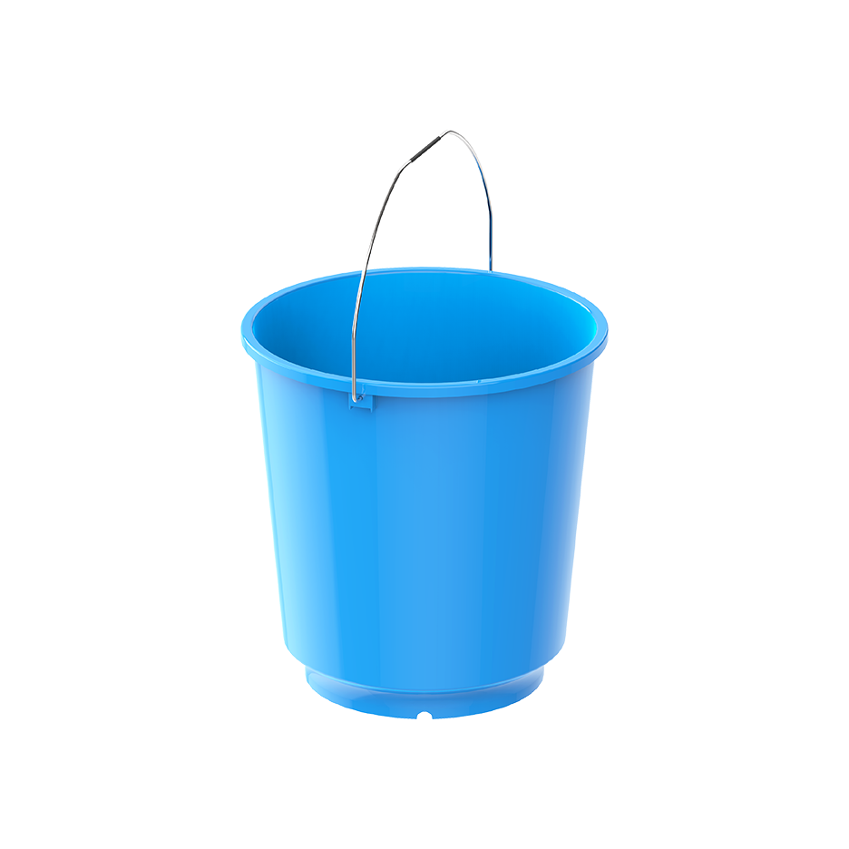 EX 20L Round Plastic Bucket with Steel Handle