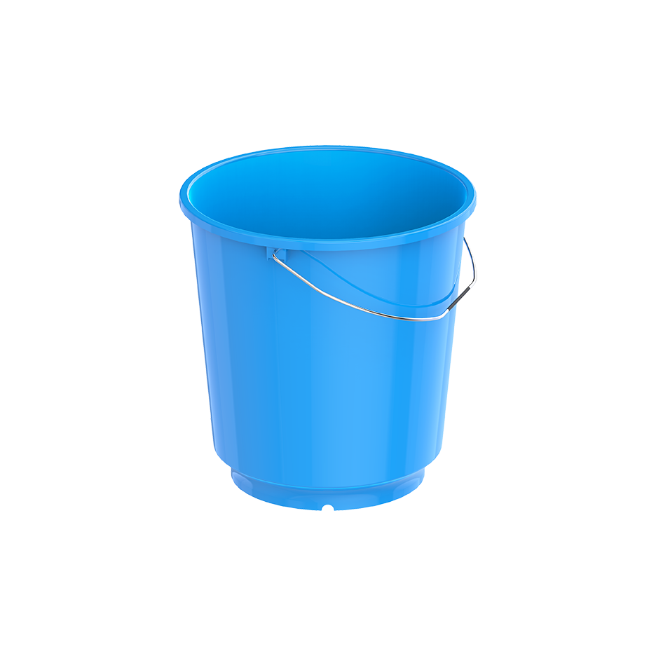 EX 20L Round Plastic Bucket with Steel Handle