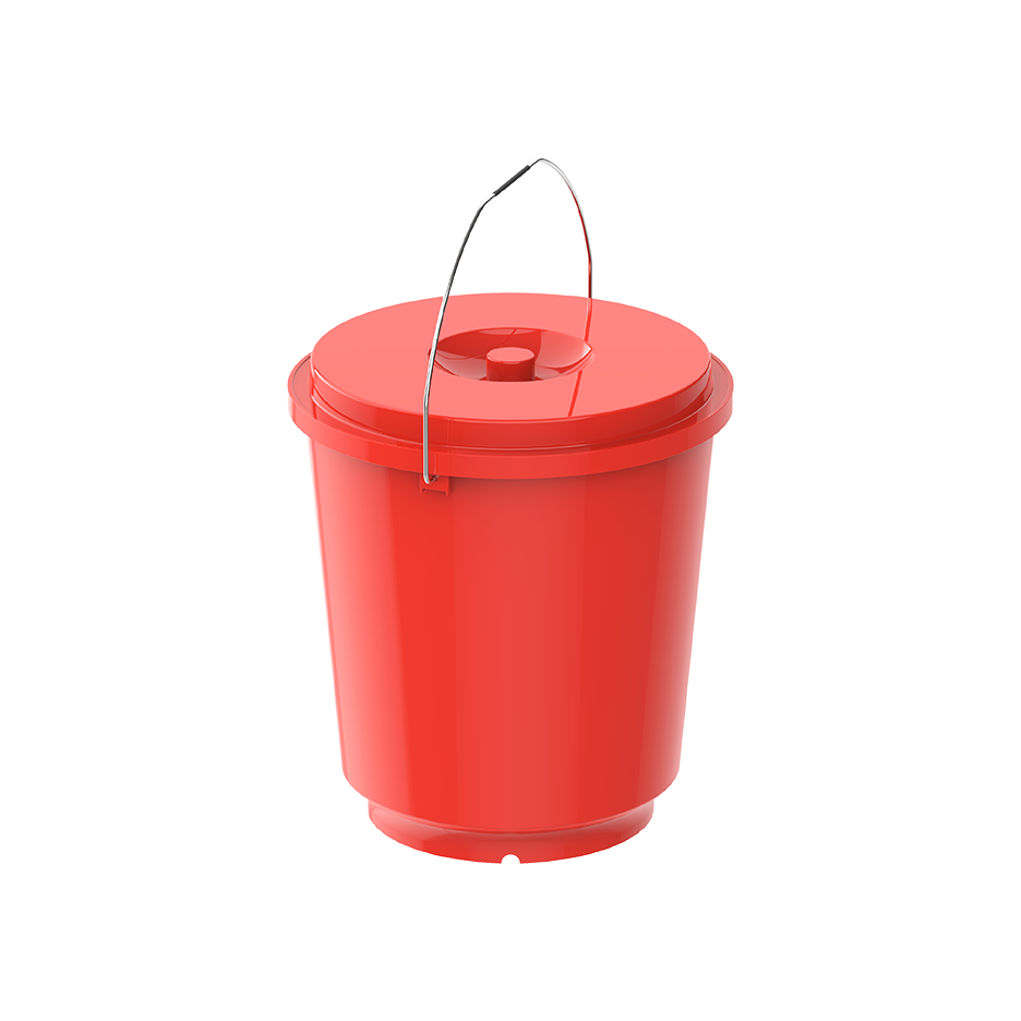 EX 20L Round Plastic Bucket with Steel Handle