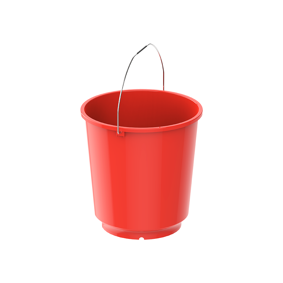 EX 18L Round Plastic Bucket with Steel Handle