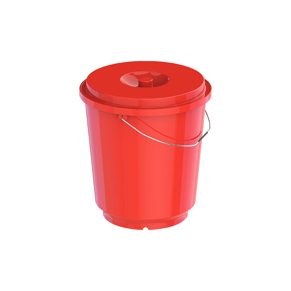 EX 20L Round Plastic Bucket with Steel Handle