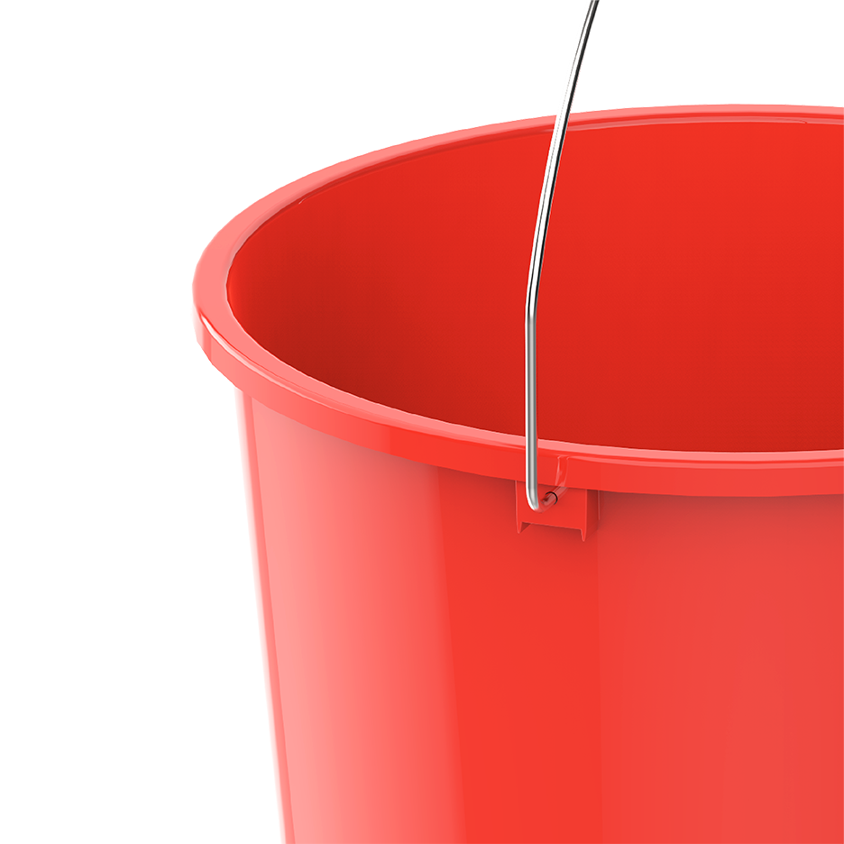 EX 20L Round Plastic Bucket with Steel Handle
