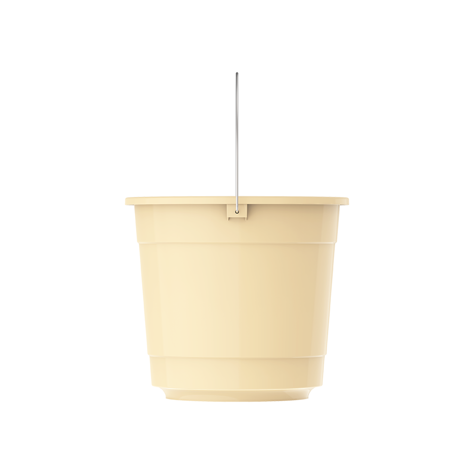 EX 15L Round Plastic Bucket with Steel Handle