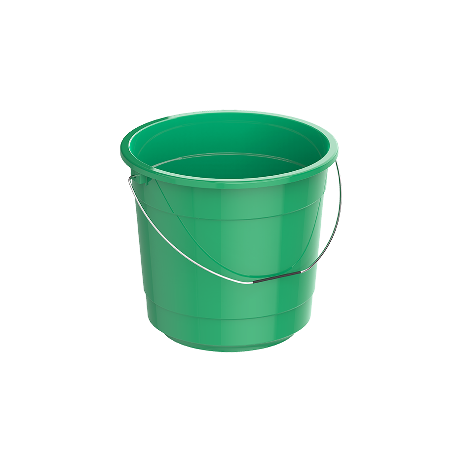 EX 3L Round Plastic Bucket with Steel Handle
