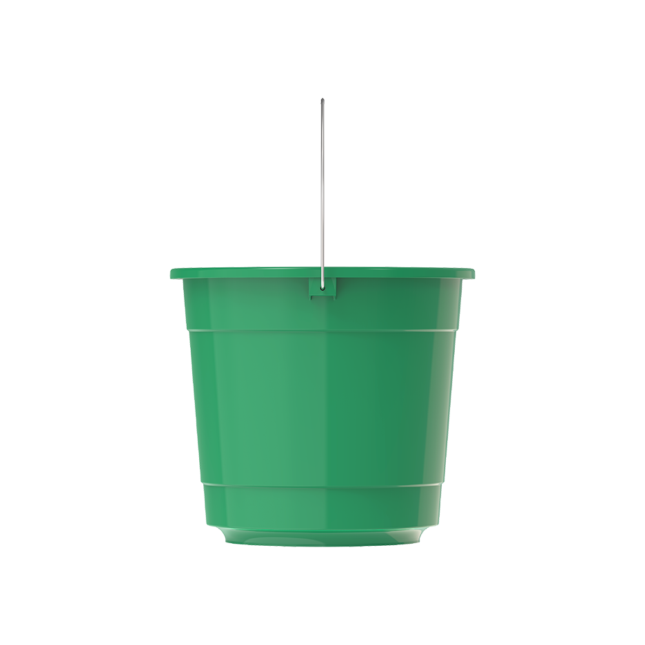 EX 3L Round Plastic Bucket with Steel Handle