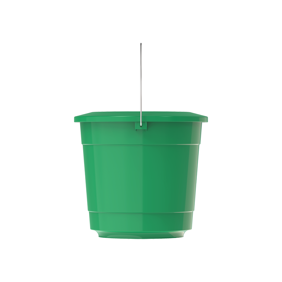 EX 3L Round Plastic Bucket with Steel Handle