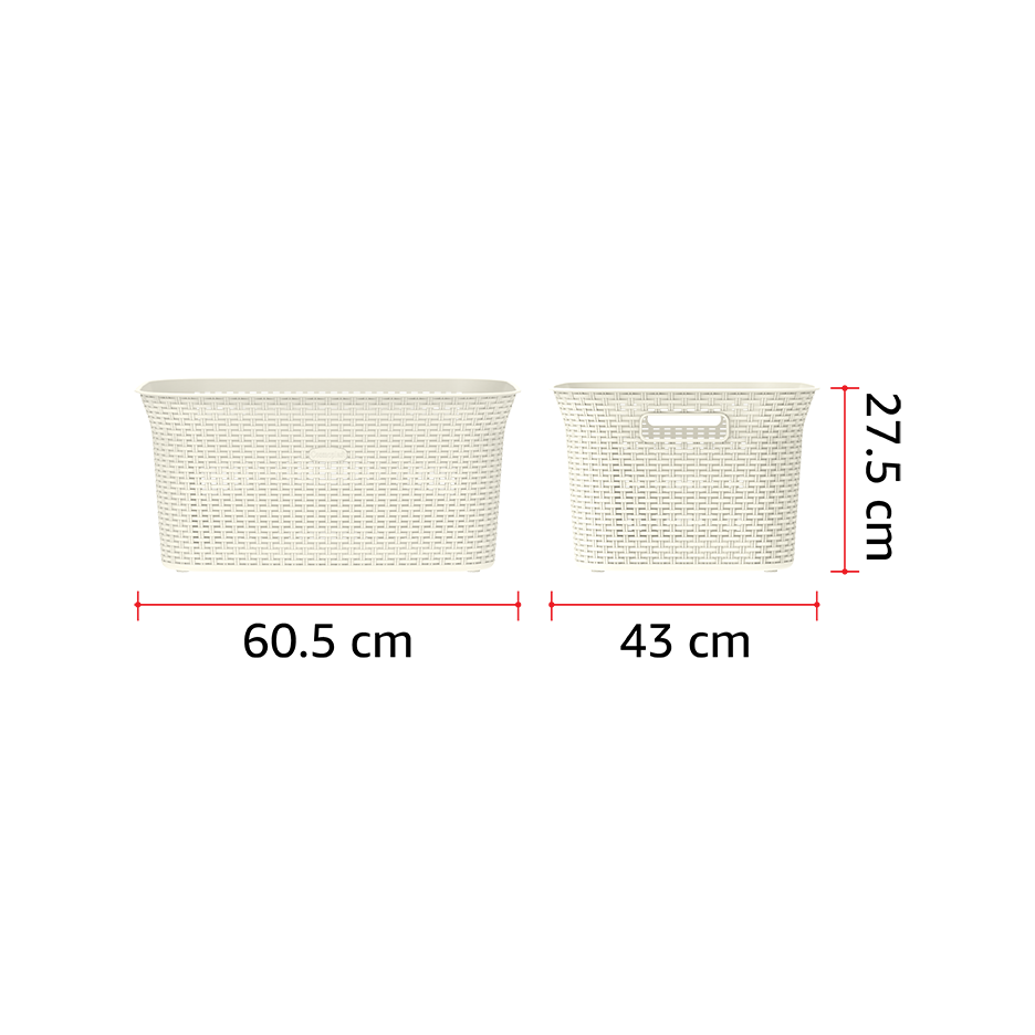 50L Cedarattan Laundry Basket