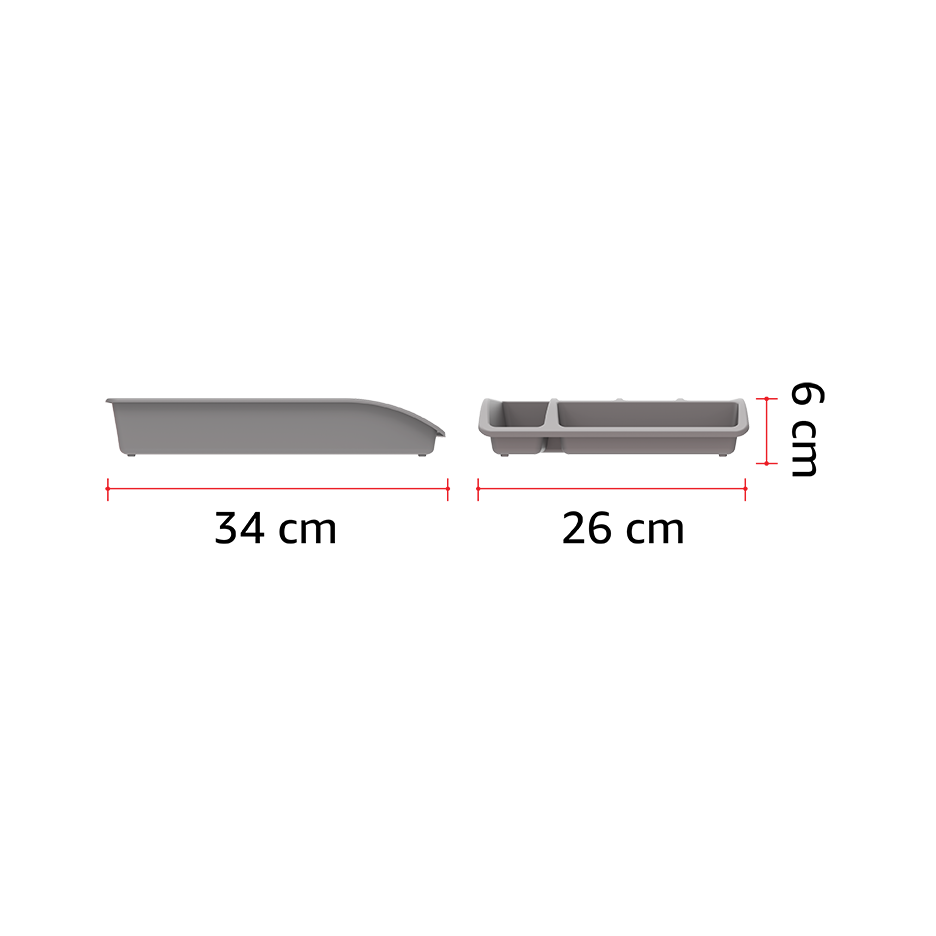 5 Compartment Cutlery Tray