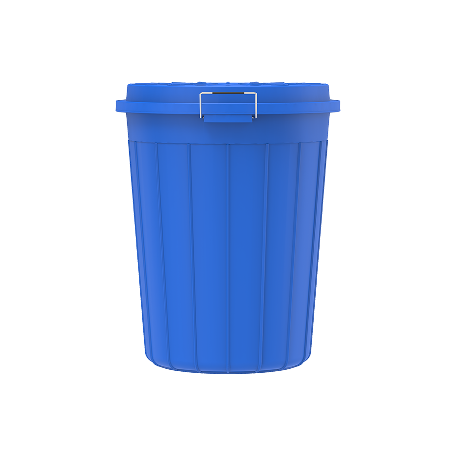 70L Round Plastic Drums with Lid