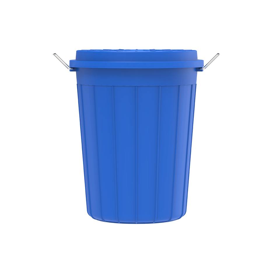 70L Round Plastic Drums with Lid
