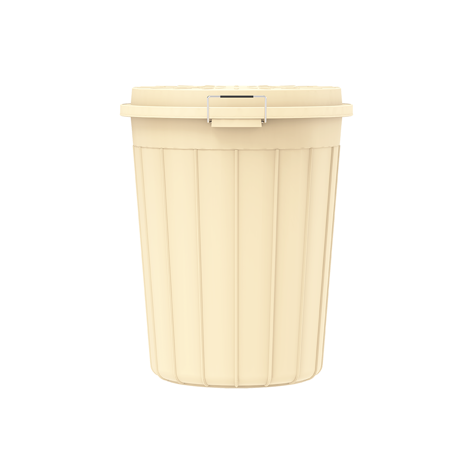 70L Round Plastic Drums with Lid