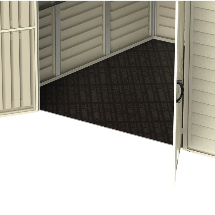 DuraMate 8x8ft (2.4 m x 2.4 m) Storage Shed with FREE Shelving Rack 4