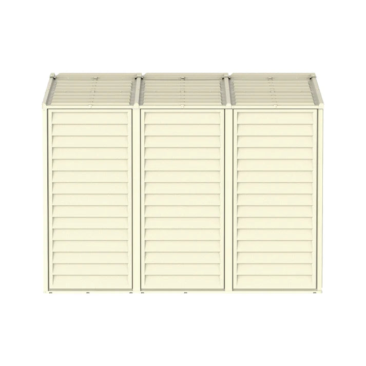 DuraMate 8x8ft (2.4 m x 2.4 m) Storage Shed with FREE Shelving Rack 4