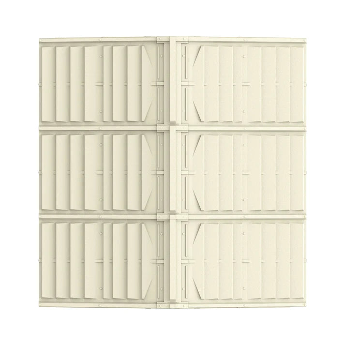 DuraMate 8x8ft (2.4 m x 2.4 m) Storage Shed with FREE Shelving Rack 4