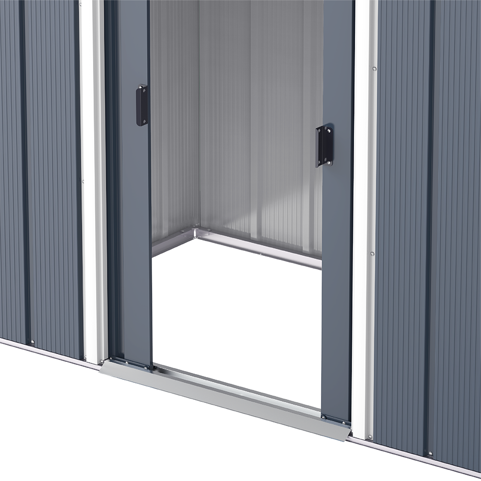 ECO 6x4ft (2 m x 1.2 m) Metal Storage Shed