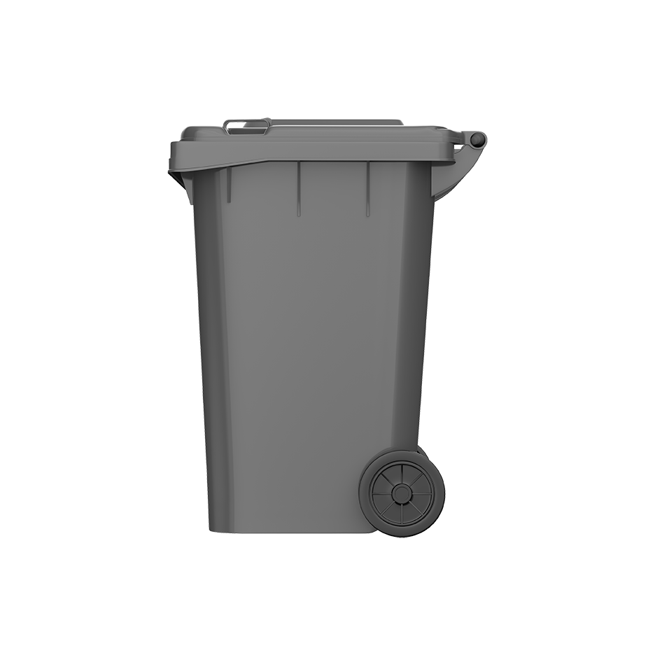 240L Industrial Waste Bin with Wheels