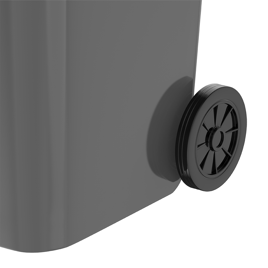 360L Industrial Waste Bin with Wheels
