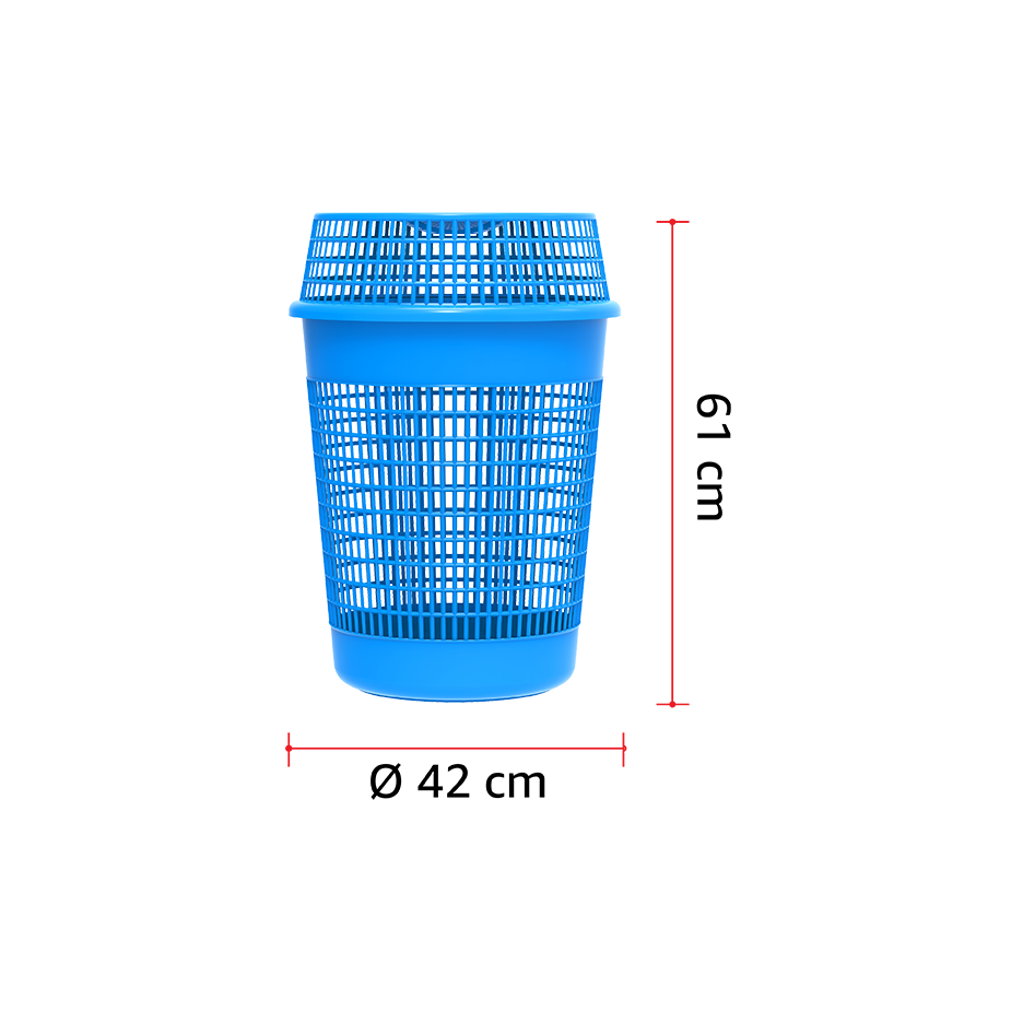 65L Round Tall Laundry Bin
