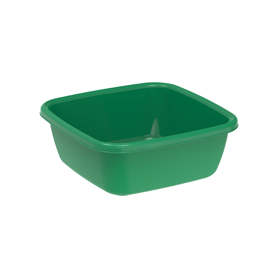 6L Square Plastic Basin Tub