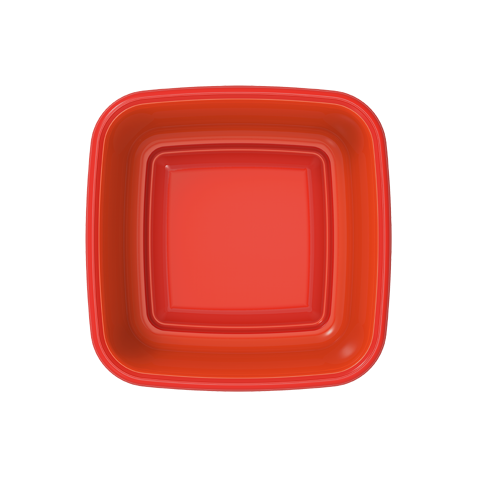 6L Square Plastic Basin Tub