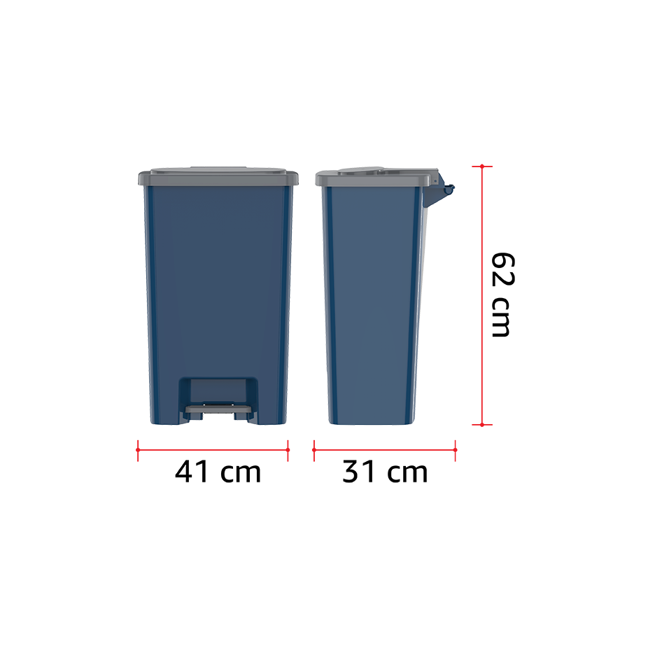 44L Step-on Waste Bin with Pedal