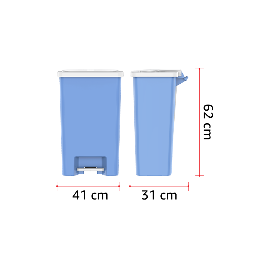44L Step-on Waste Bin with Pedal