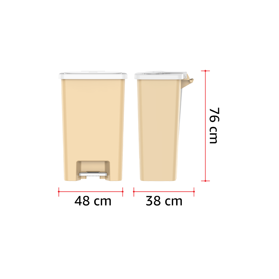 78L Step-on Waste Bin with Pedal