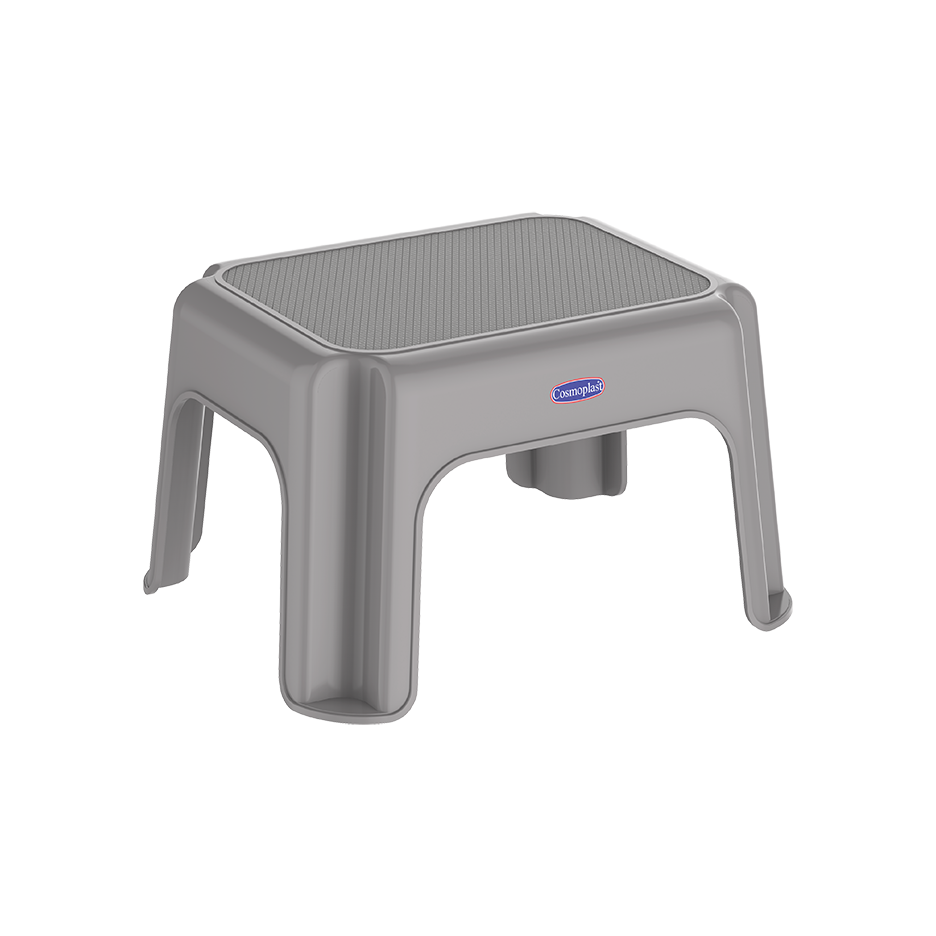 Plastic stool with cheap step