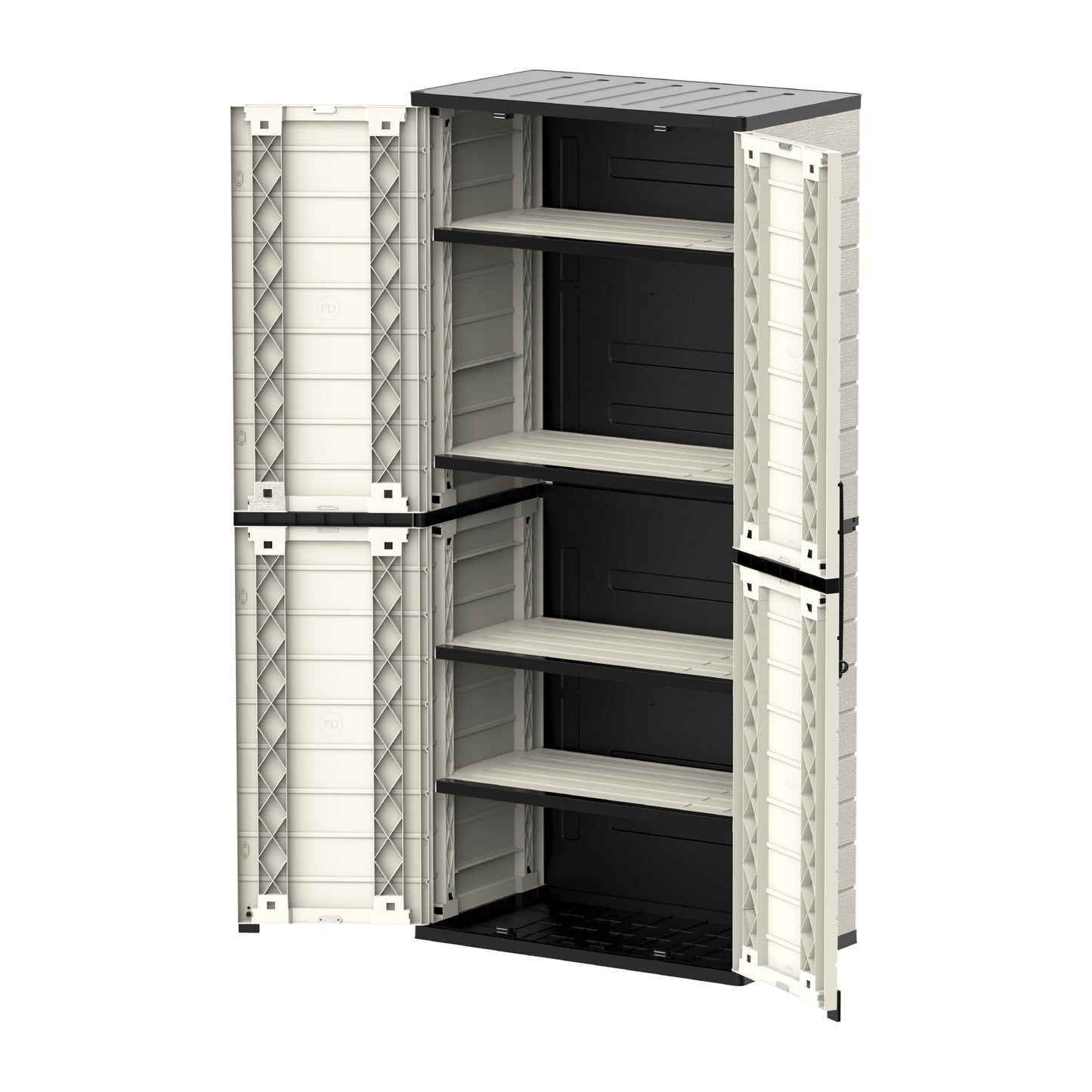 Cedargrain Vertical Storage Tall Cabinet